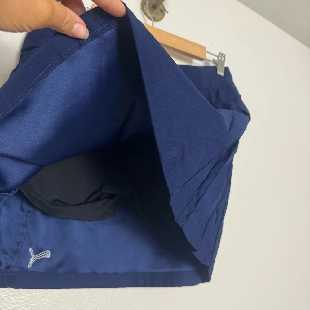 Puma Navy Blue‎ Side Pleated Skort - Picture 5 of 10